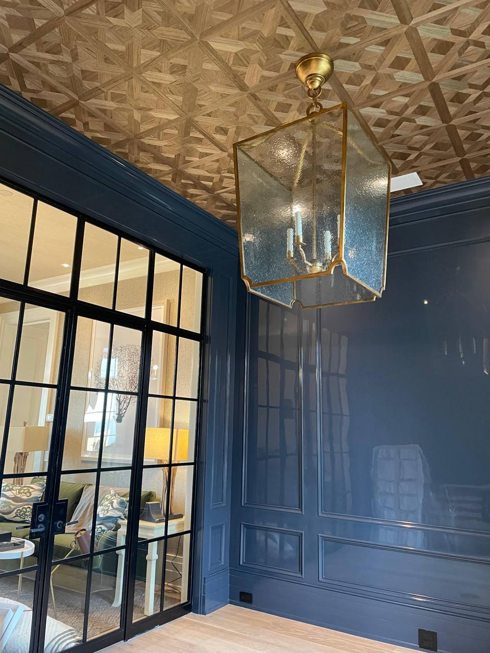 Woven Wood Ceiling Texture