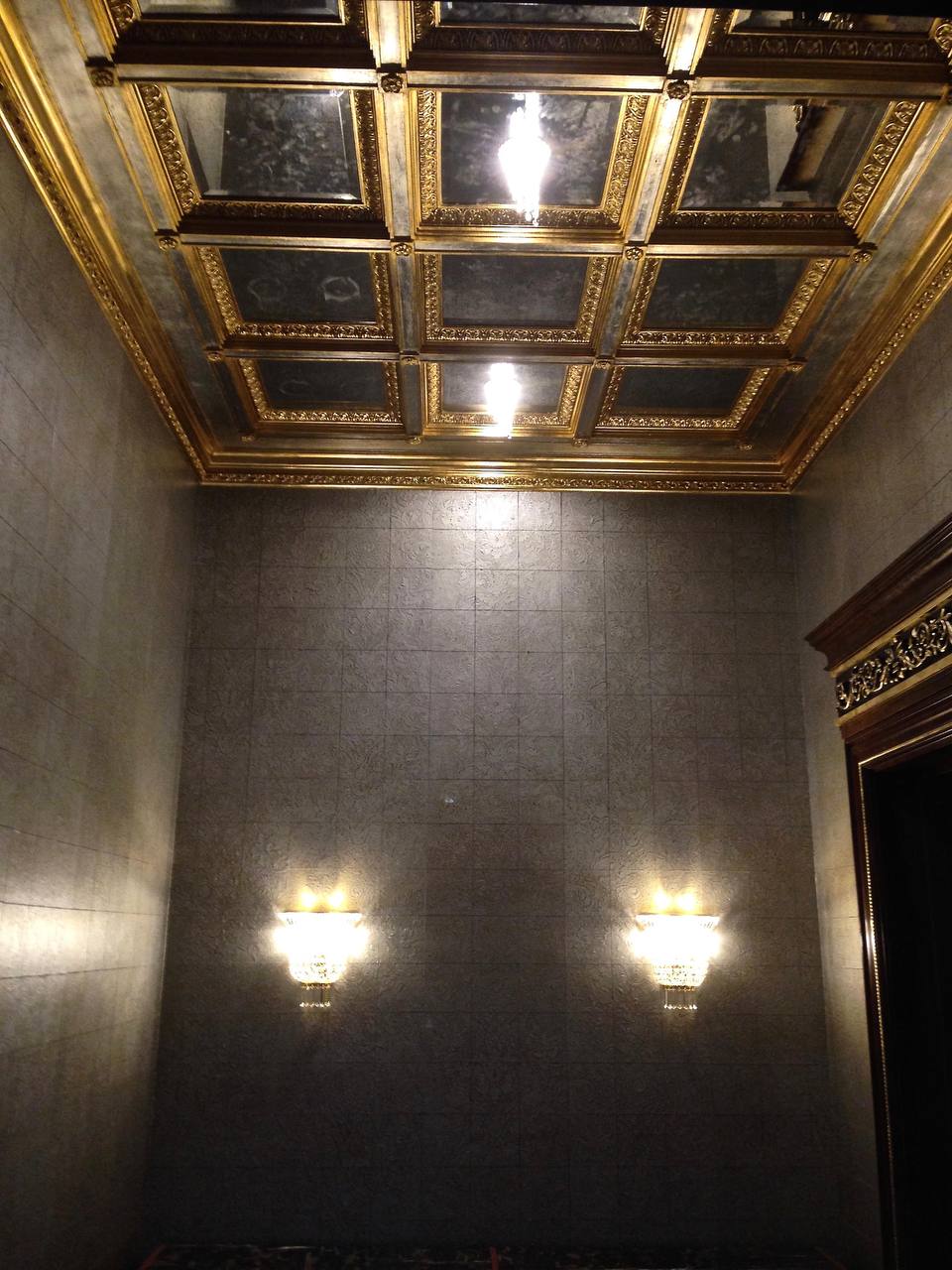 Gilded Mirrored Ceiling