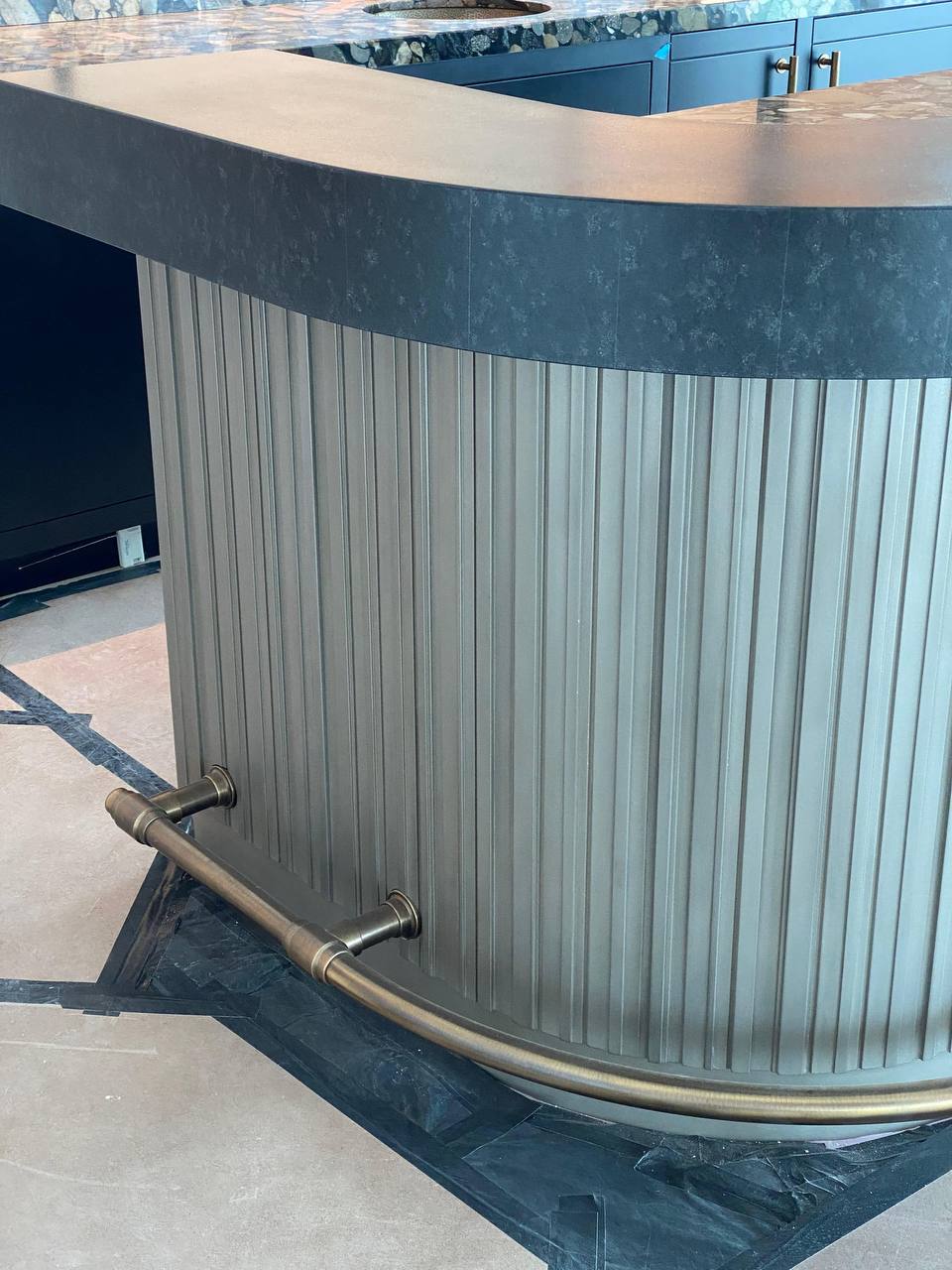 Reeded Custom Bar Detail