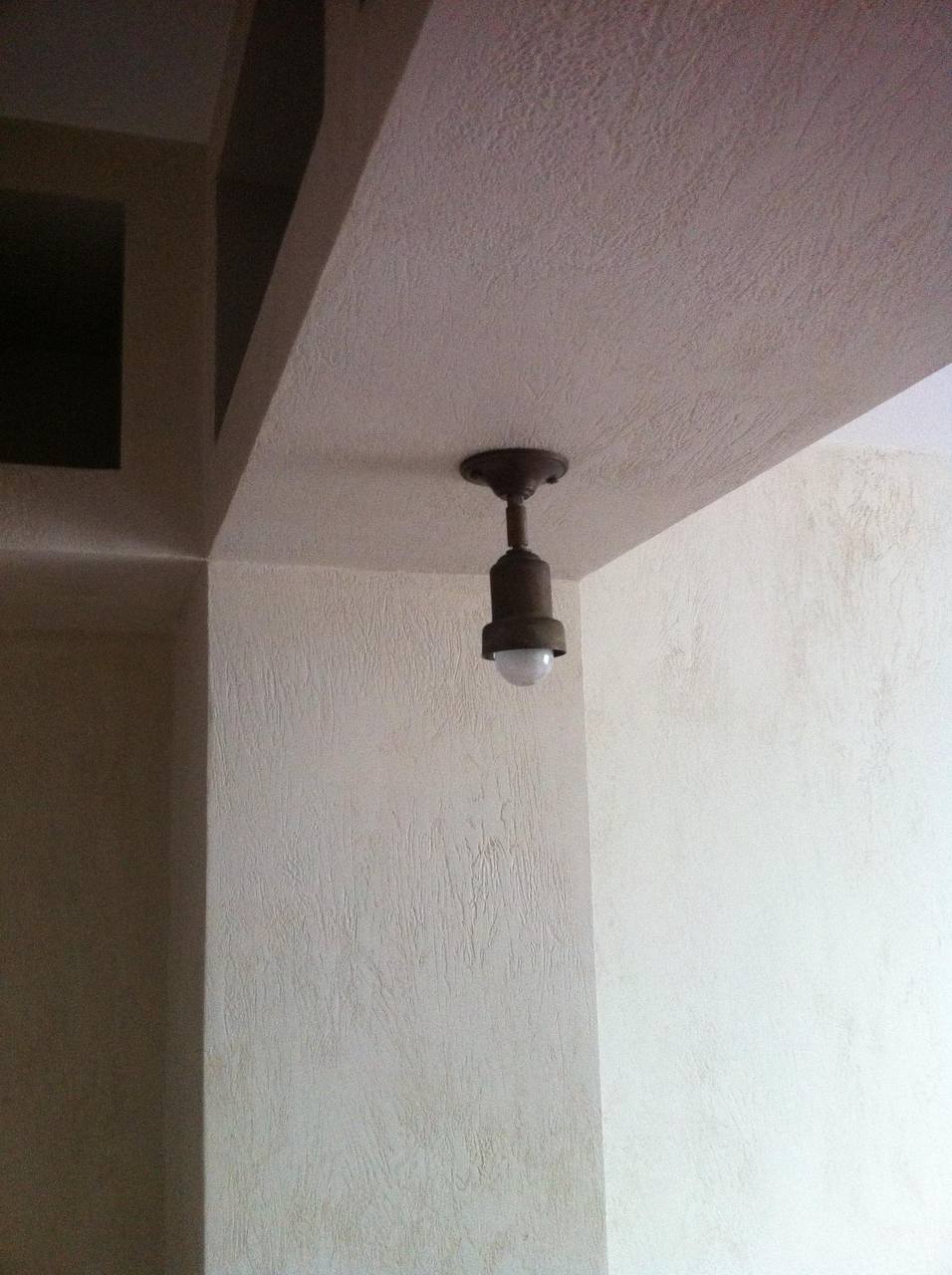 Textured Plaster Wall Corner